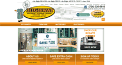 Desktop Screenshot of highwayappliance.com
